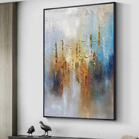 Tableau Abstrait Moderne – Huile sur Toile