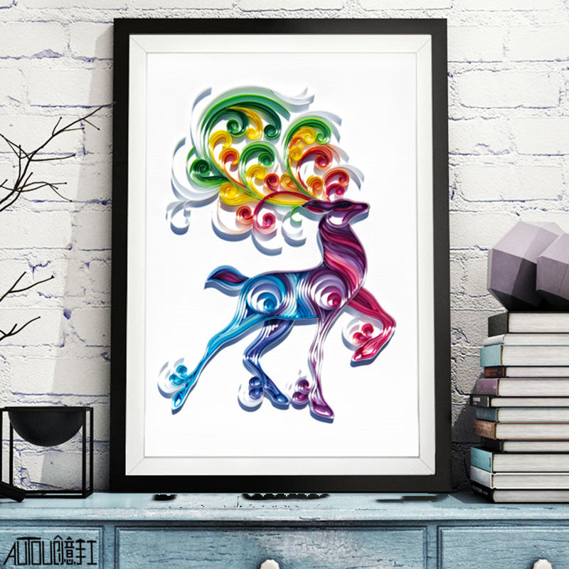 Kit DIY Tableau Papier Piqué