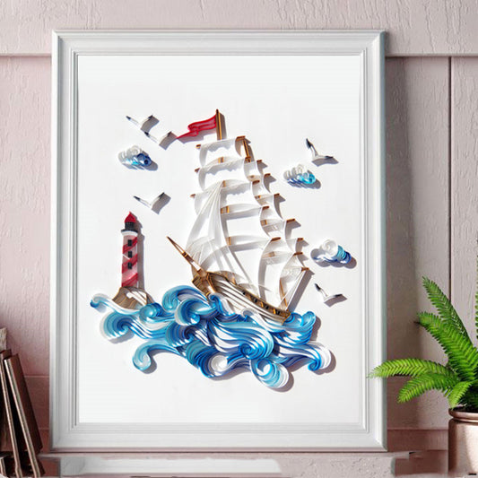 Kit DIY Tableau Papier Piqué