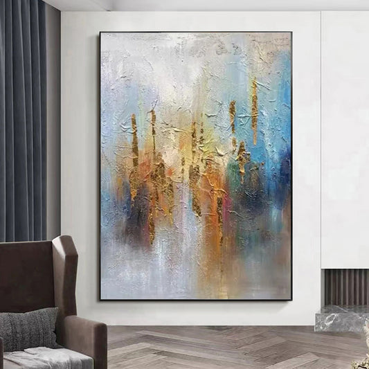 Tableau Abstrait Moderne – Huile sur Toile