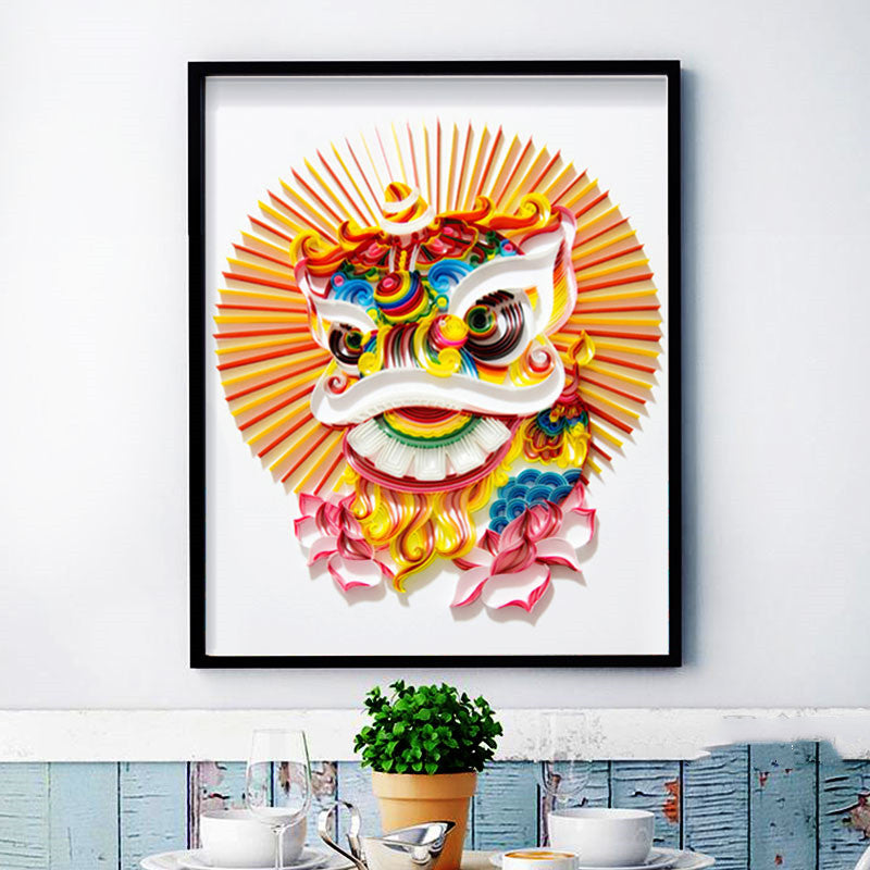 Kit DIY Tableau Papier Piqué